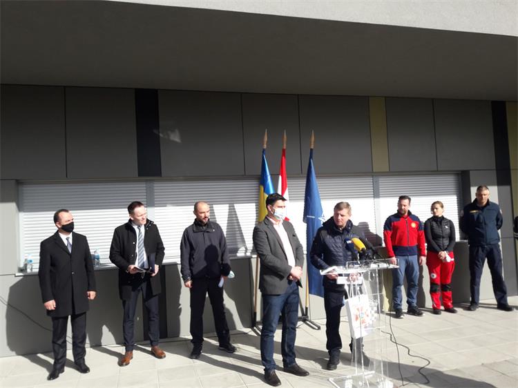 Odlikovanja Ukrajine istaknutim pripadnicima Stožera u Petrinji